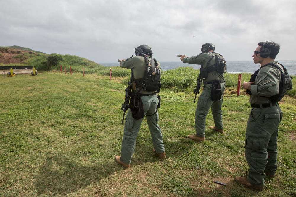 Quick Draw: SRT conducts weapons training at K-Bay Range