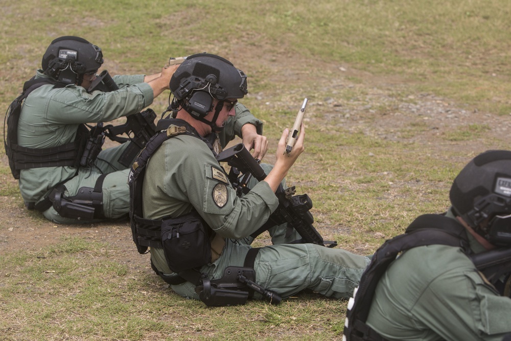 Quick Draw: SRT conducts weapons training at K-Bay Range