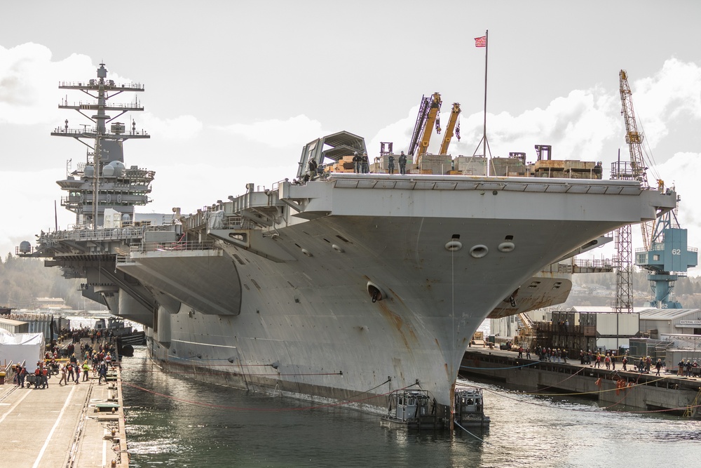 USS Nimitz (CVN 68) Docking