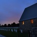 The Fort Knox Post Cemetery during a predawn morning in October