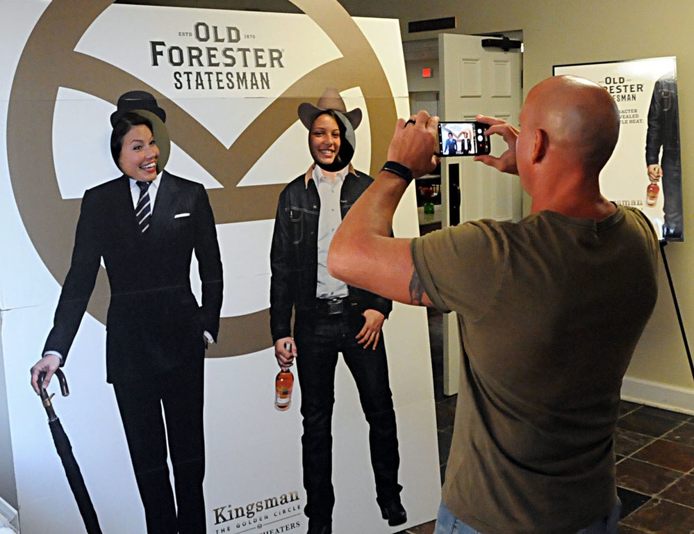 ardboard cutouts for “Kingsman: The Golden Circle”