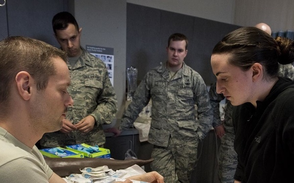 141st MDG Guardsmen gain valuable skills at WSU College of Nursing