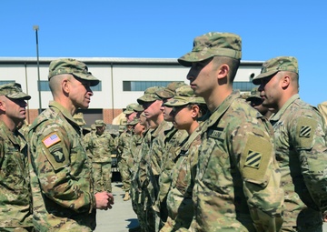FORSCOM CSM presents Eagle Award, recognizes 3rd ID Soldiers