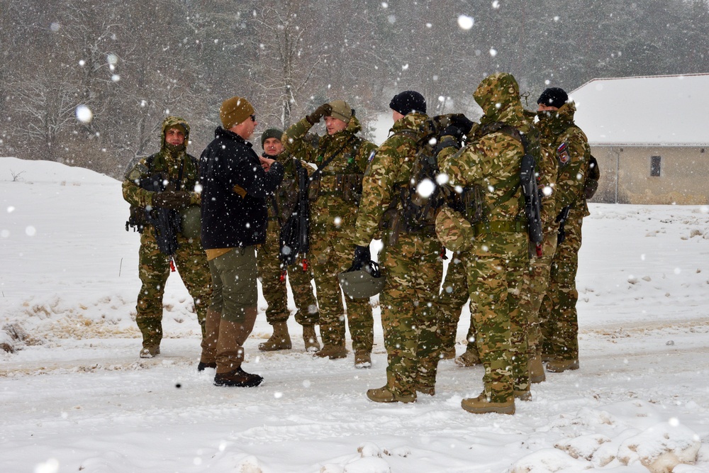 The convoy live fire