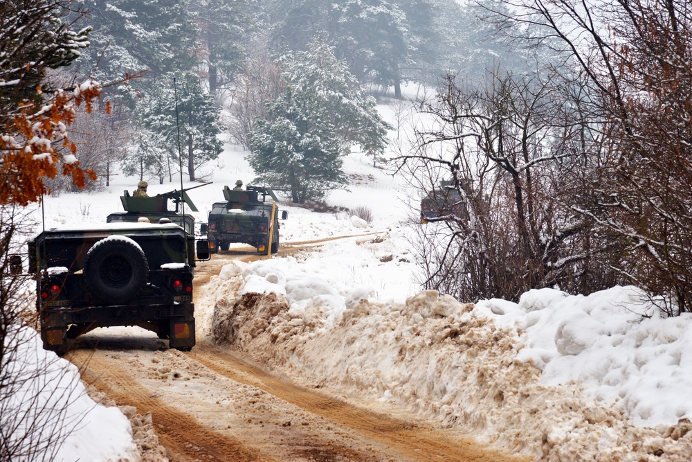 The convoy live fire