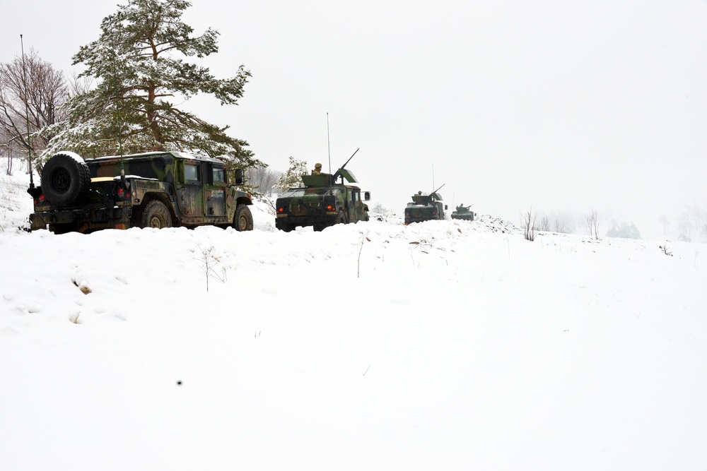 The convoy live fire