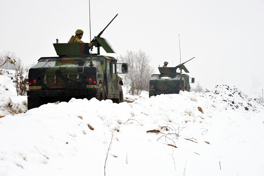 The convoy live fire