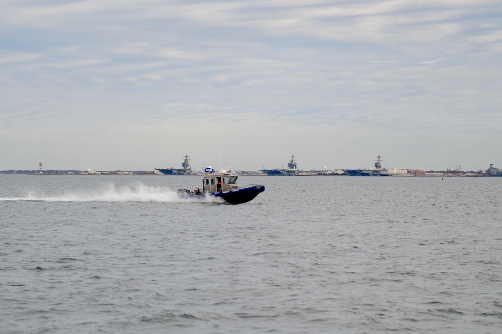 U.S. Coast Guard participates in search and rescue forum in Hampton, Va.