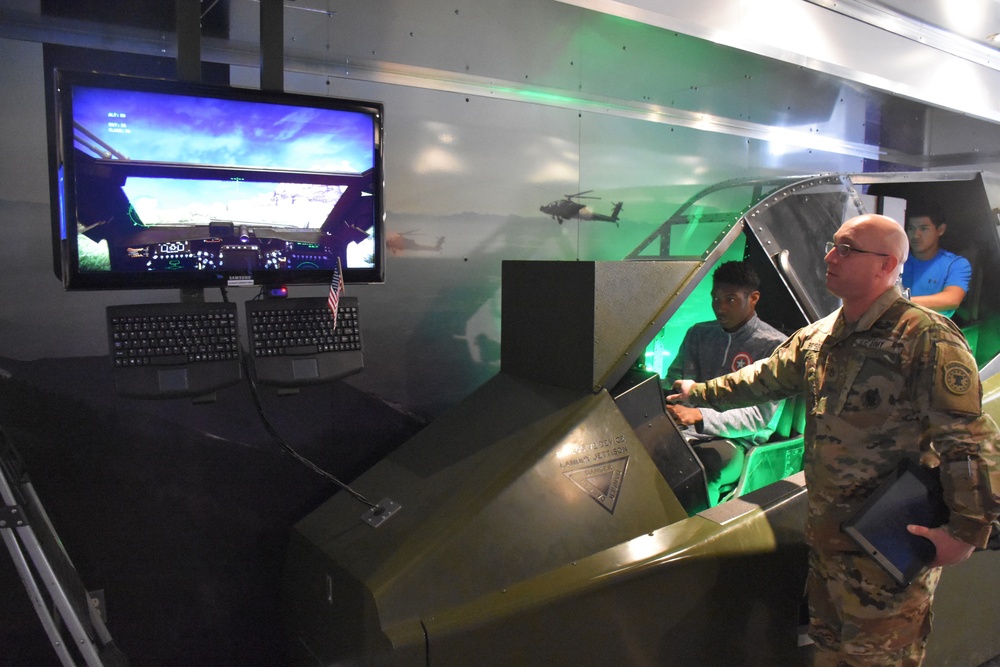 Phoenix high school students engage with interactive Aviation trailer