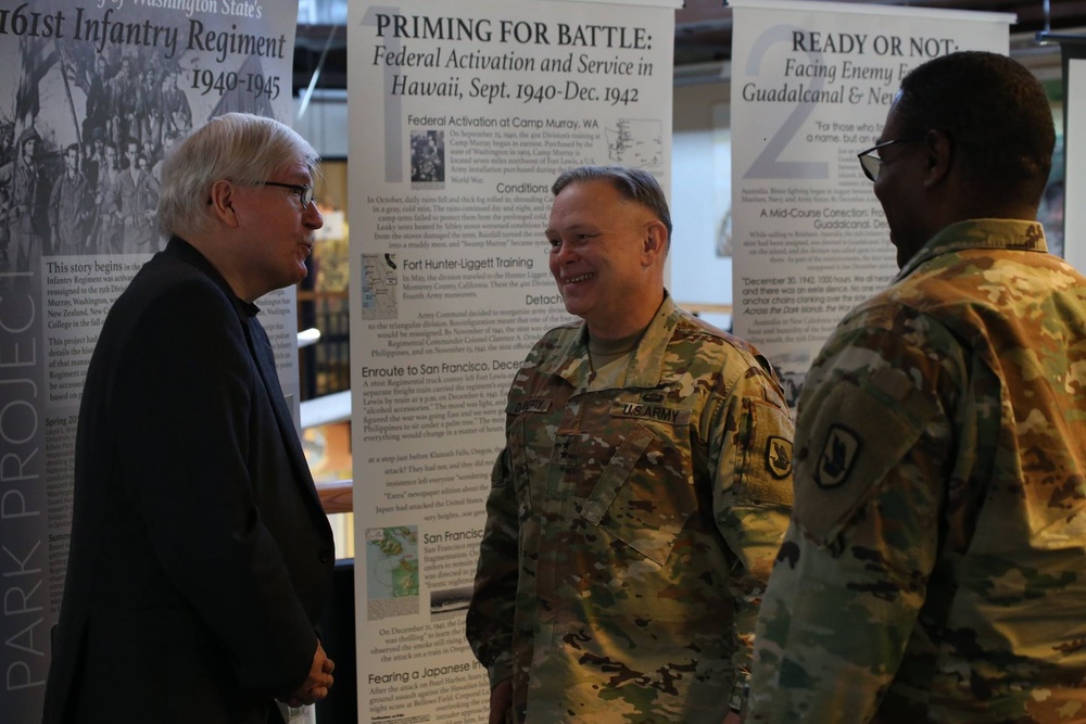 161st Infantry Regiment History Presentation at Camp Murray