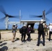 Japanese media outlets board MV-22 Osprey in Okinawa, Japan