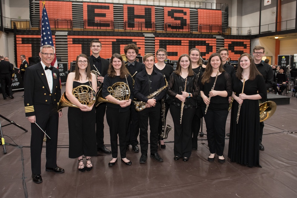 Navy Band visits Edwardsville