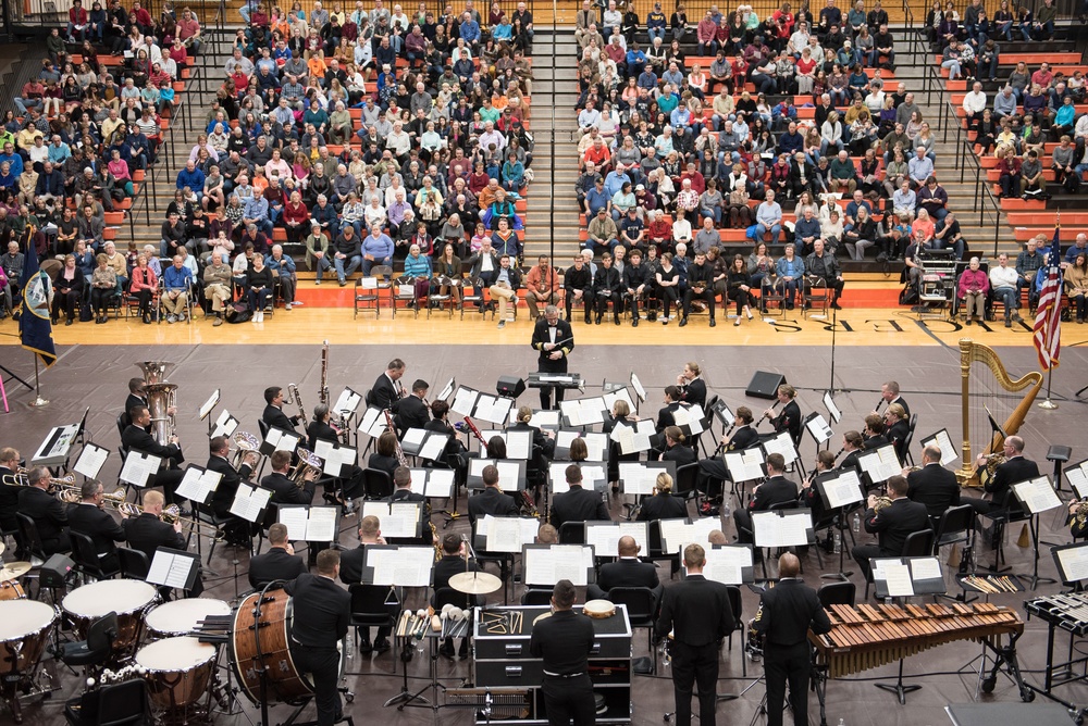 Navy Band visits Edwardsville