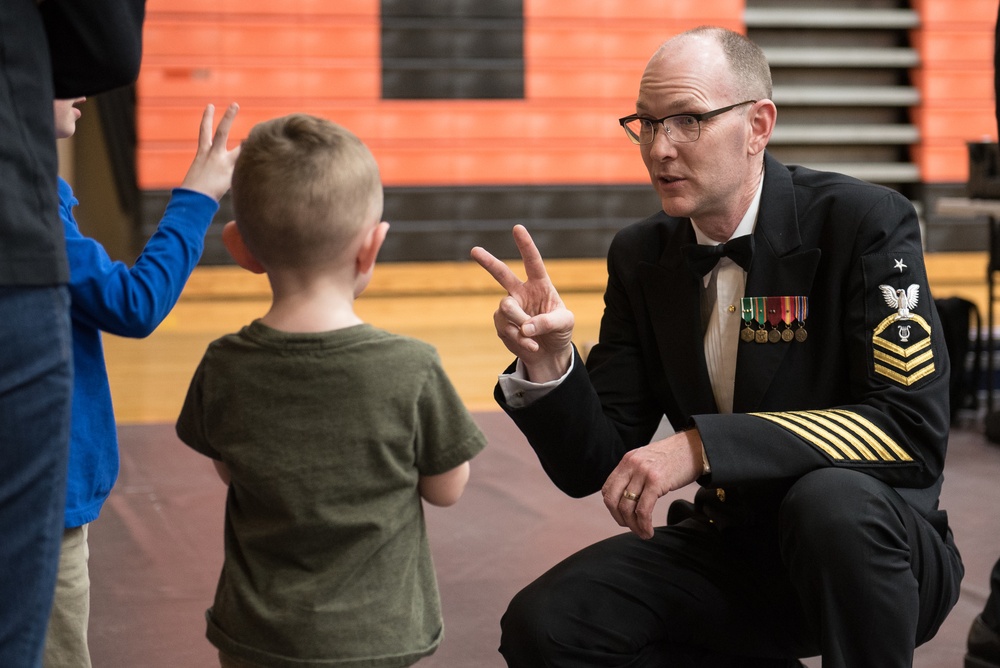 Navy Band visits Edwardsville
