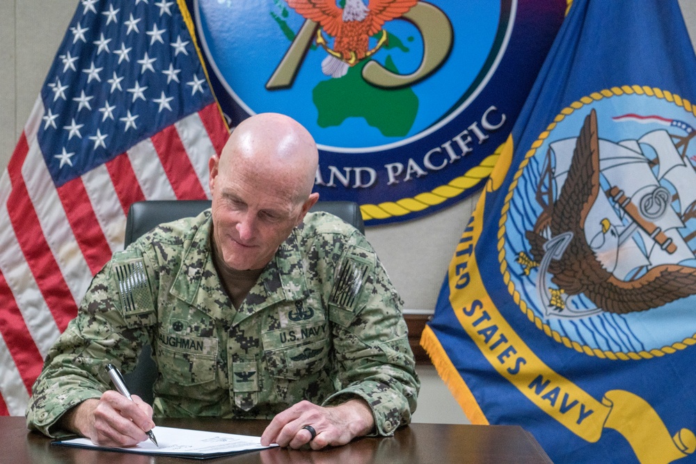 CTF 75 Signs Search and Rescue Memorandum of Agreement