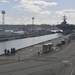 USS Nimitz Moves Into Dry Dock