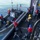 USS America Sailors lower rigid-hull inflatable boat USS America Sailors lower rigid-hull inflatable boat