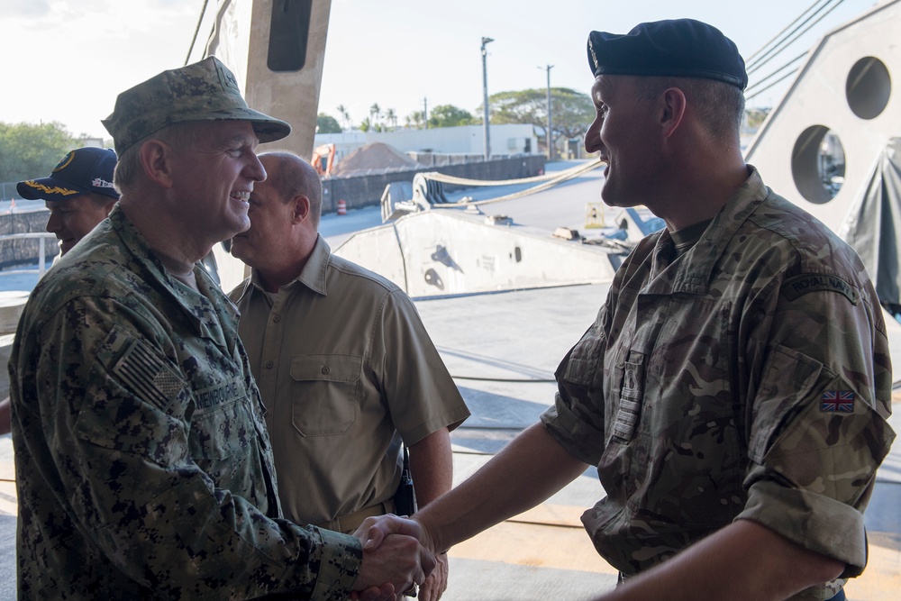 DVIDS - Images - USNS Fall River Welcomes Aboard Commander, Military ...