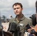 III MEF Marines and Japanese reporters ride in MV-22B Osprey
