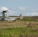 III MEF Marines and Japanese reporters ride in MV-22B Osprey