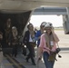 III MEF Marines and Japanese reporters ride in MV-22B Osprey