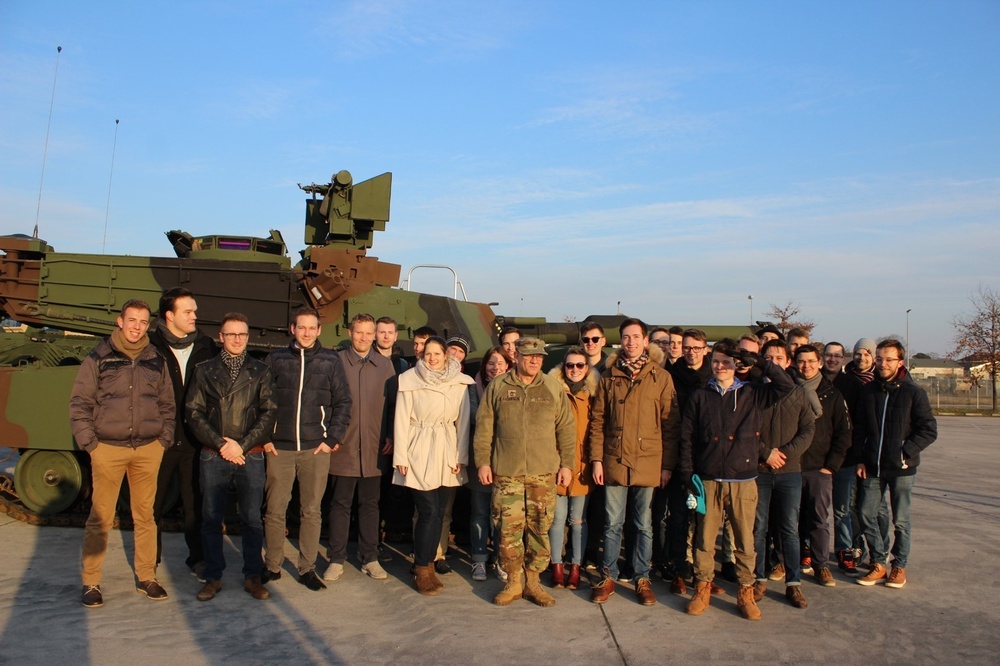 German Young Social Democrats visit AFSBn-Mannheim