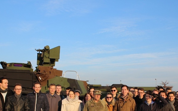 German Young Social Democrats visit AFSBn-Mannheim