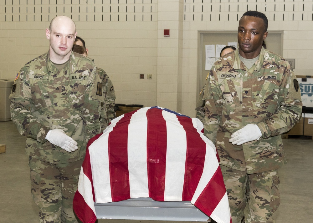 New York National Guard Soldiers hone funeral honors skills