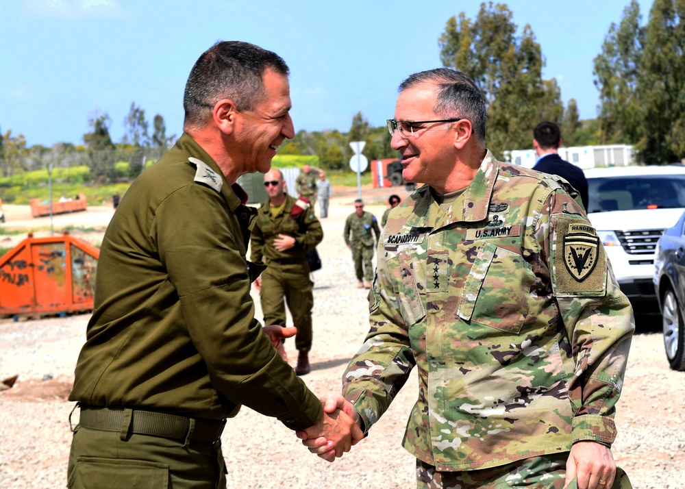 General Scaparrotti Visits Israel for Juniper Cobra 2018