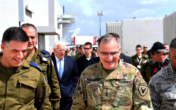 General Scaparrotti Visits Israel for Juniper Cobra 2018