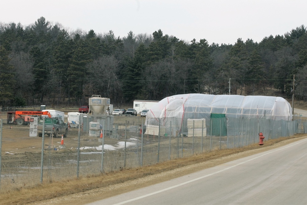 Construction of new Access Control Point continues at Fort McCoy