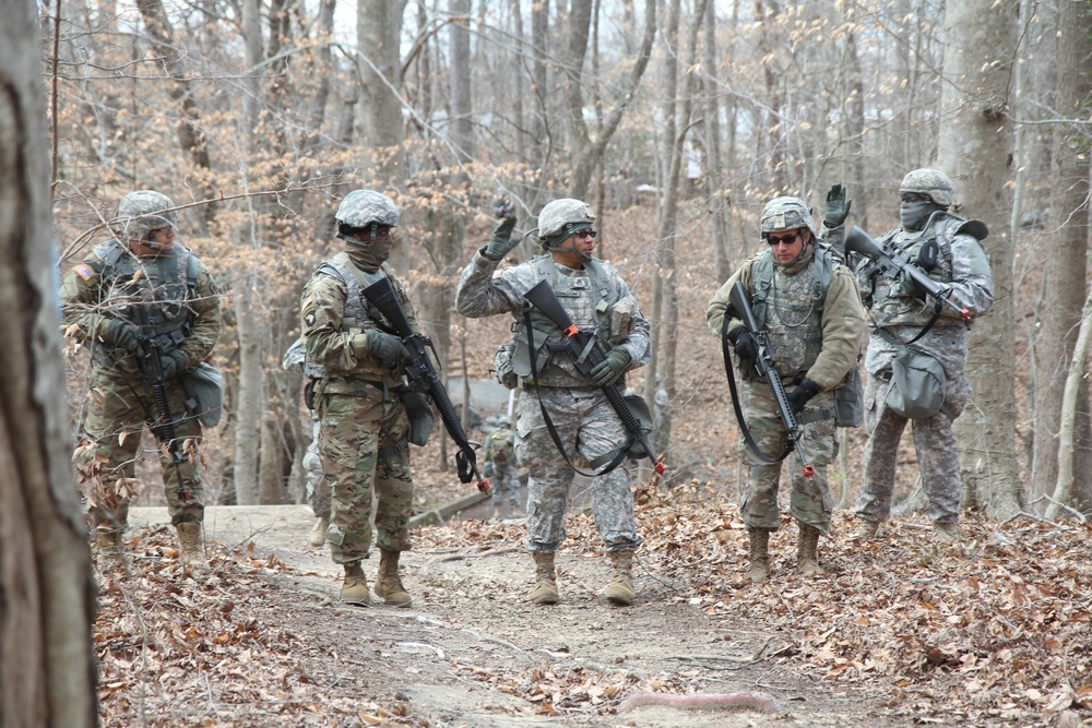 U.S. Army Reserve Soldiers practice critical skills with warrior task training