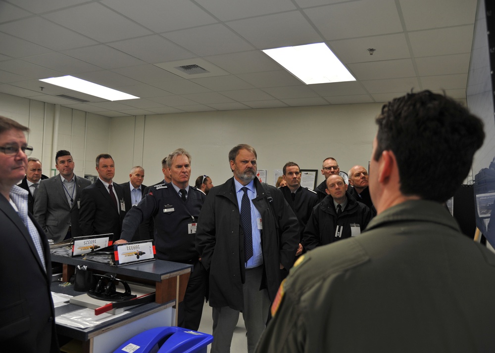 Members of the Royal Norwegian Air Force Visit VP-47