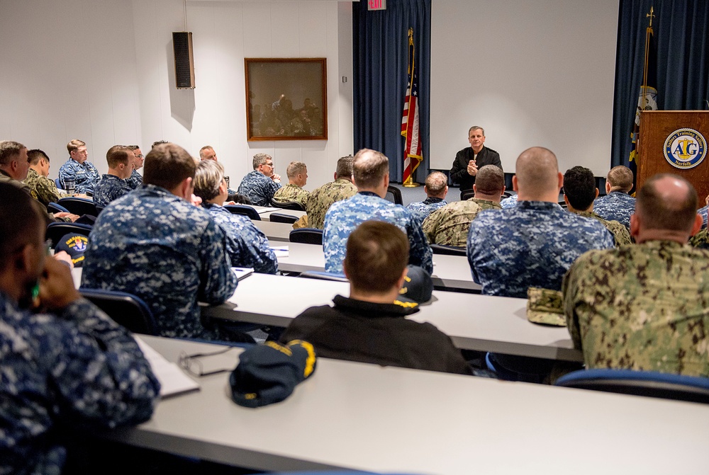 Surface Force Commander Engages Norfolk Leadership