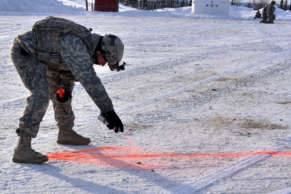 Arctic artillery goes flying