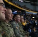 101st Brass Band performs during Predators game
