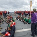 Sailors aboard USNS Mercy conduct abandon ship drill