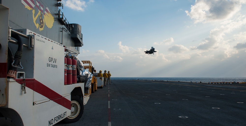 The Wasp Expeditionary Strike Group is conducting a regional patrol meant to strengthen regional alliances, provide rapid-response capability, and advance the Up-Gunned ESG concept.