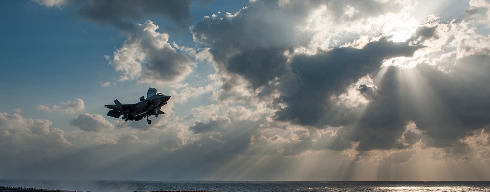 The Wasp Expeditionary Strike Group is conducting a regional patrol meant to strengthen regional alliances, provide rapid-response capability, and advance the Up-Gunned ESG concept.