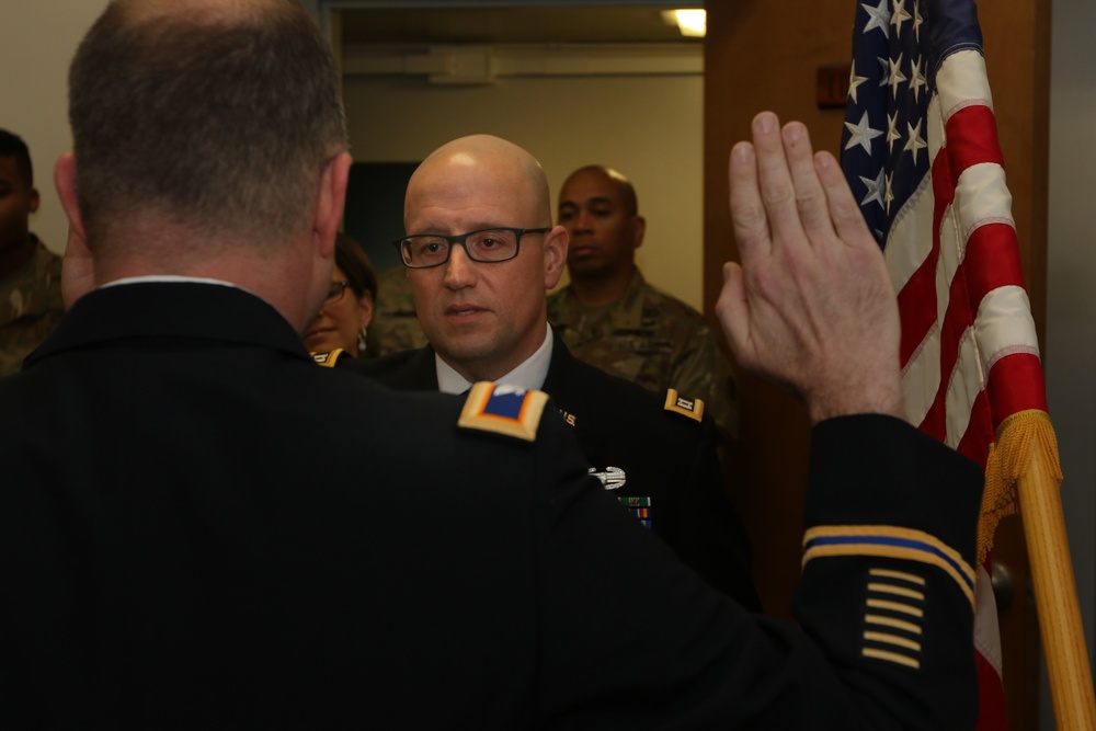 US Army Chaplain receives promotion to Major