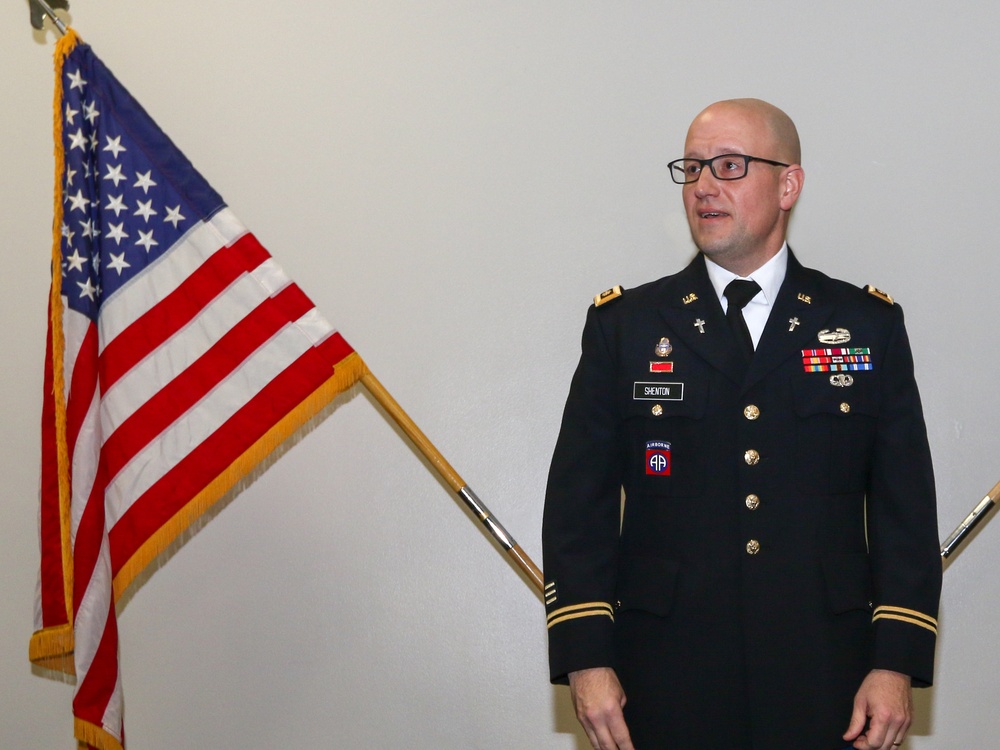 US Army Chaplain receives promotion to Major