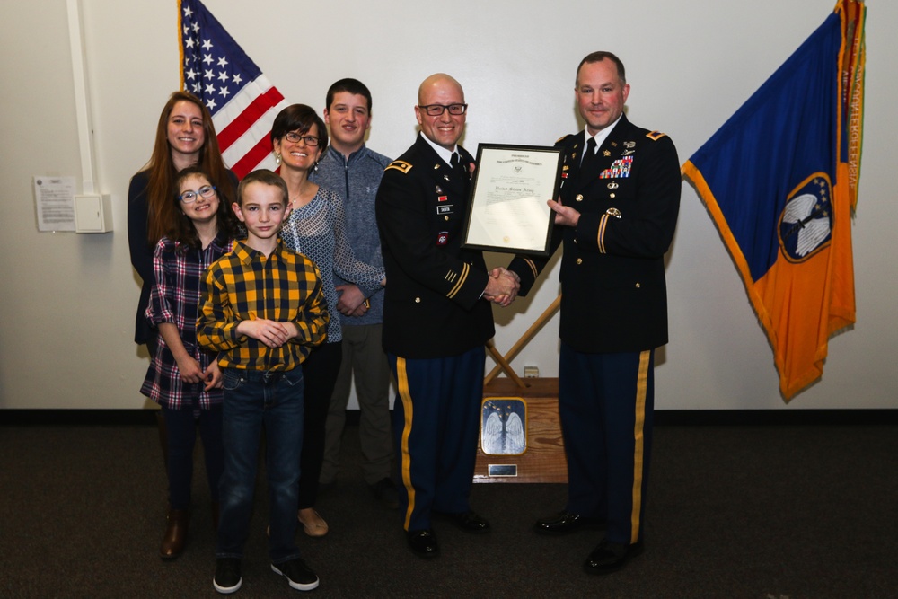 US Army Chaplain receives promotion to Major