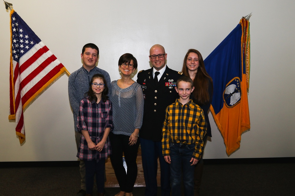 US Army Chaplain receives promotion to Major