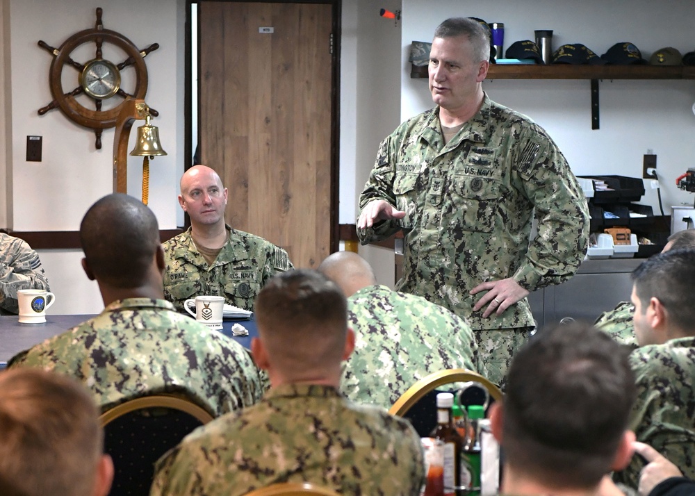 FLTCM Addington Visits USS Mount Whitney