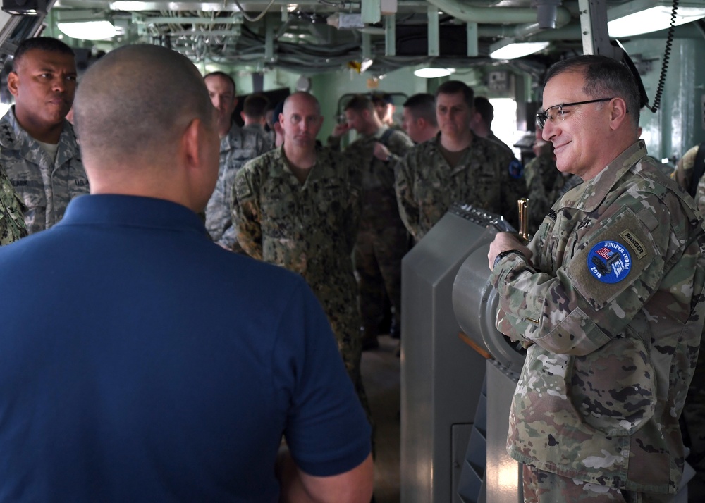 USEUCOM Commander Visits USS Mount Whitney