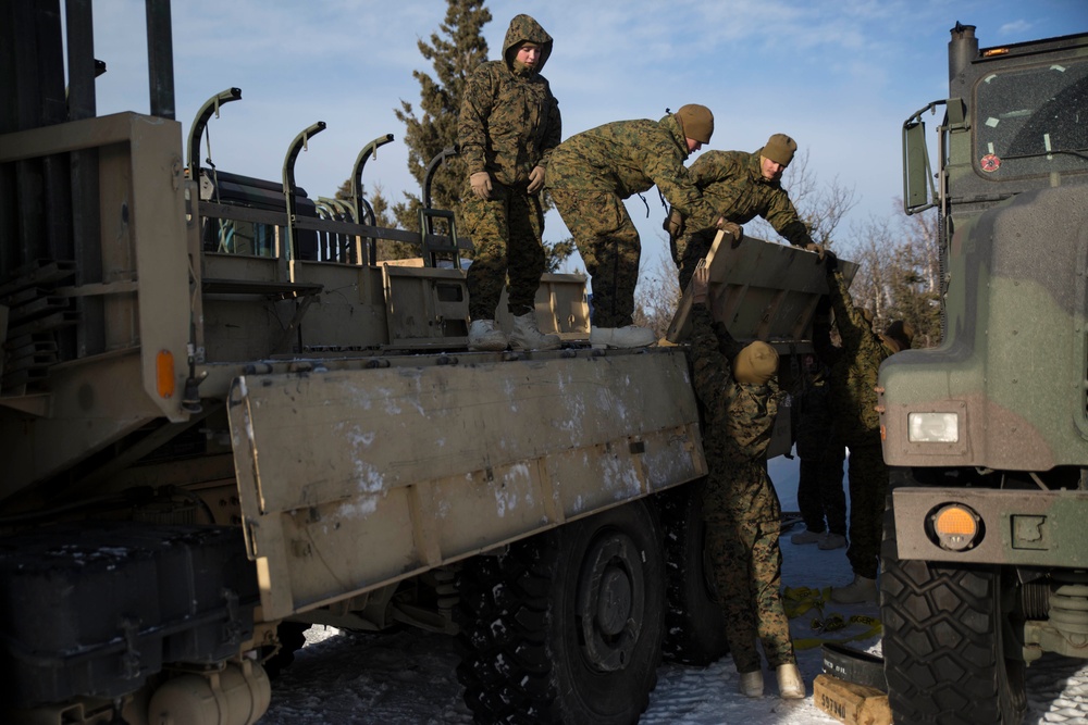 TFAE Marines make movement prior to exercise