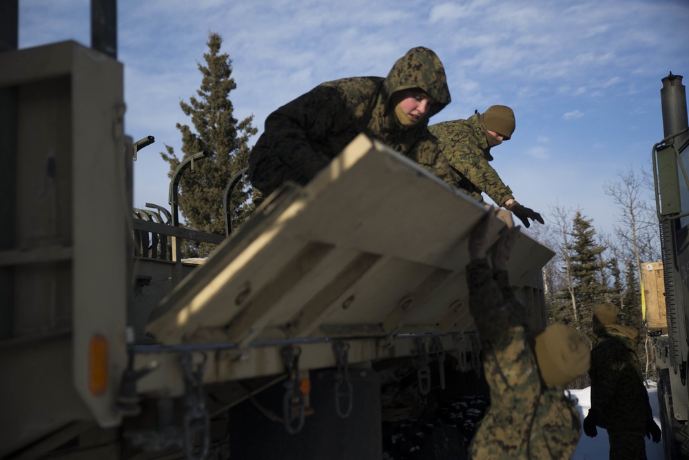 TFAE Marines make movement prior to exercise