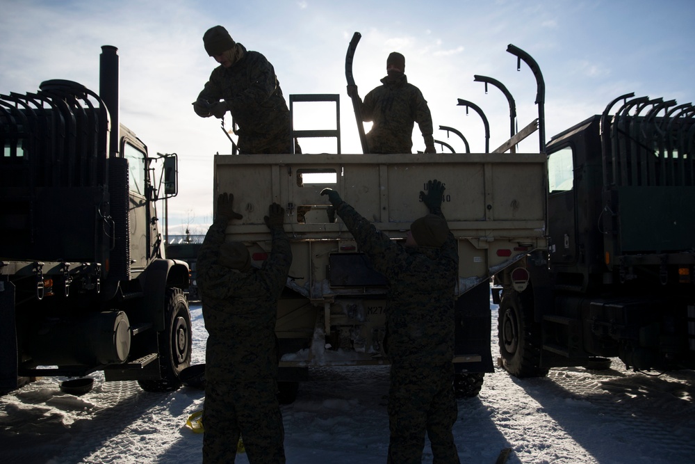 TFAE Marines make movement prior to exercise