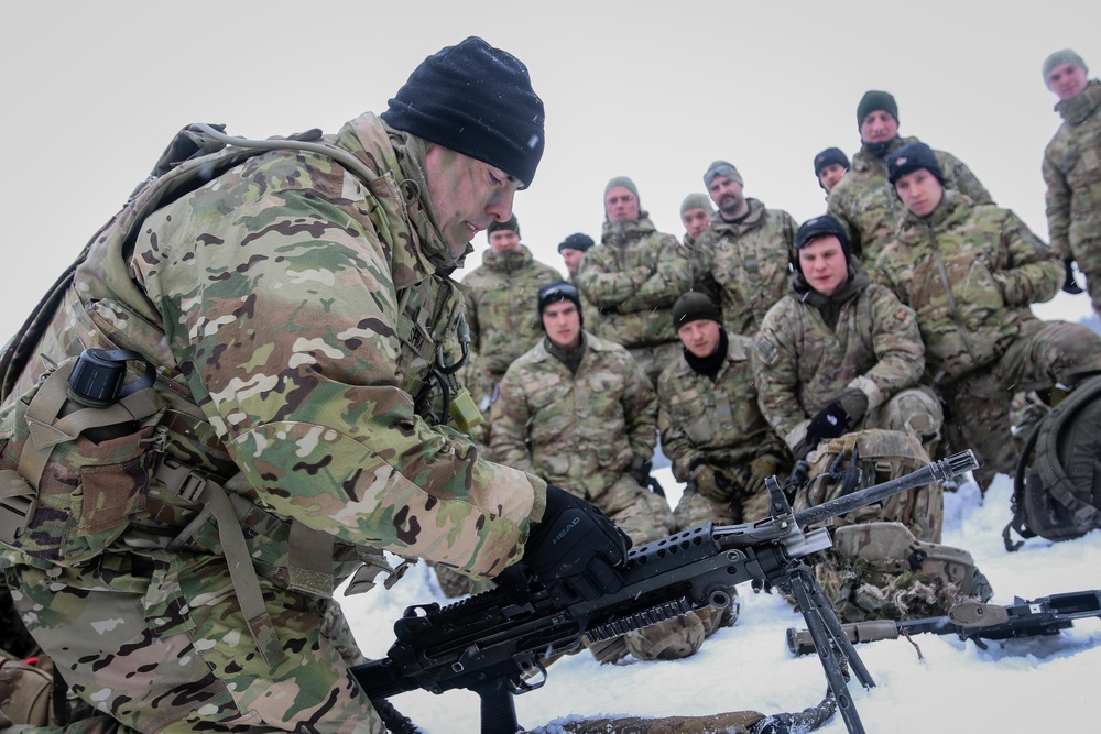 82nd BEB Weapons Training with Danish Army in Estonia