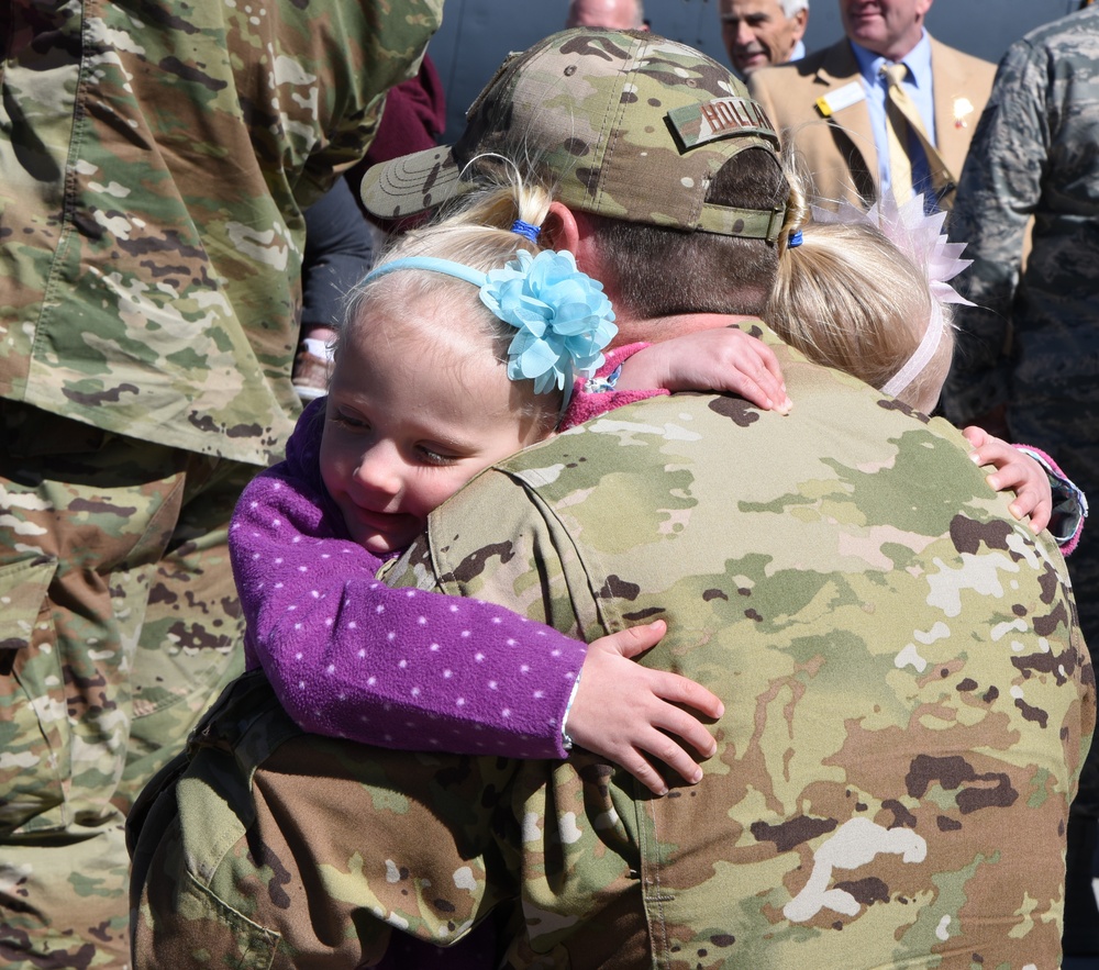 153rd Airlift Wing Airmen return from deployment